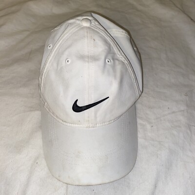 Nike Golf Hat Safeway Open White Adjustable Strap Back