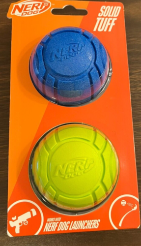Nerf Dog 2 Pack Solid Tough med/large sz.ea. New!