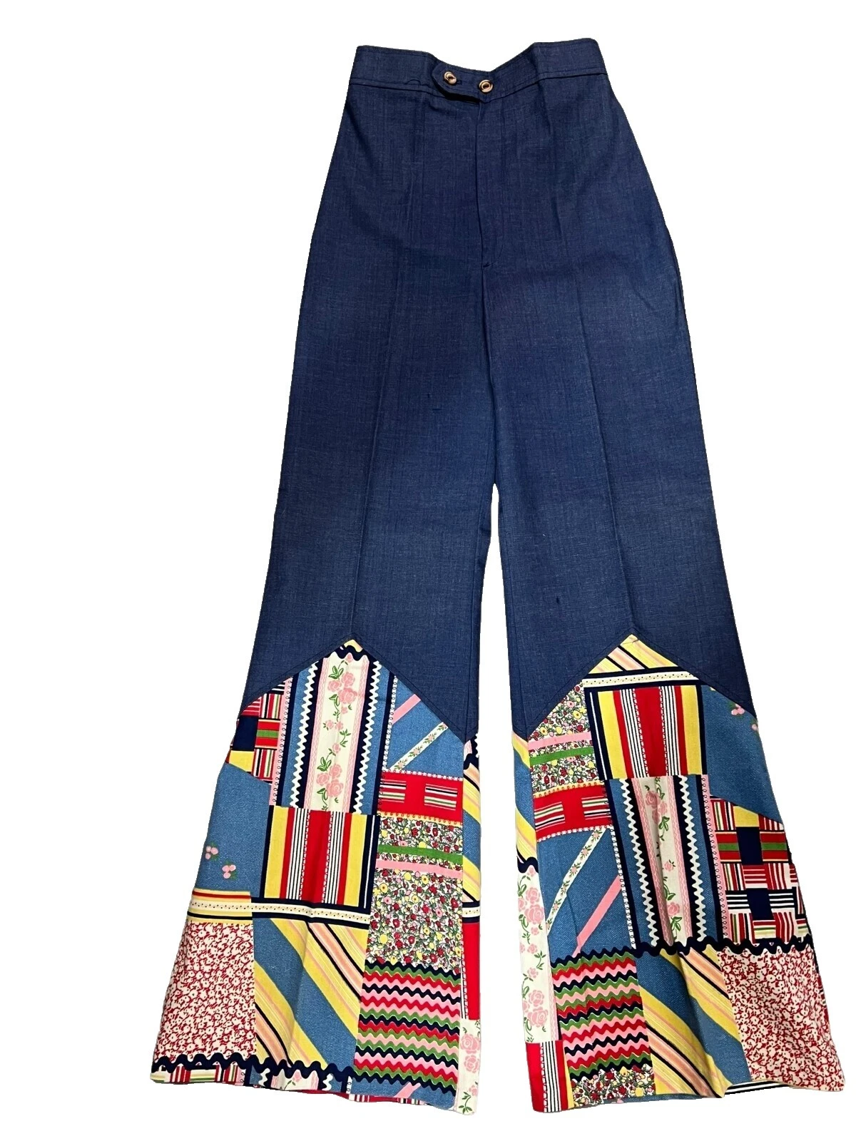 Hippy Calças Vintage de Tecido para mulheres