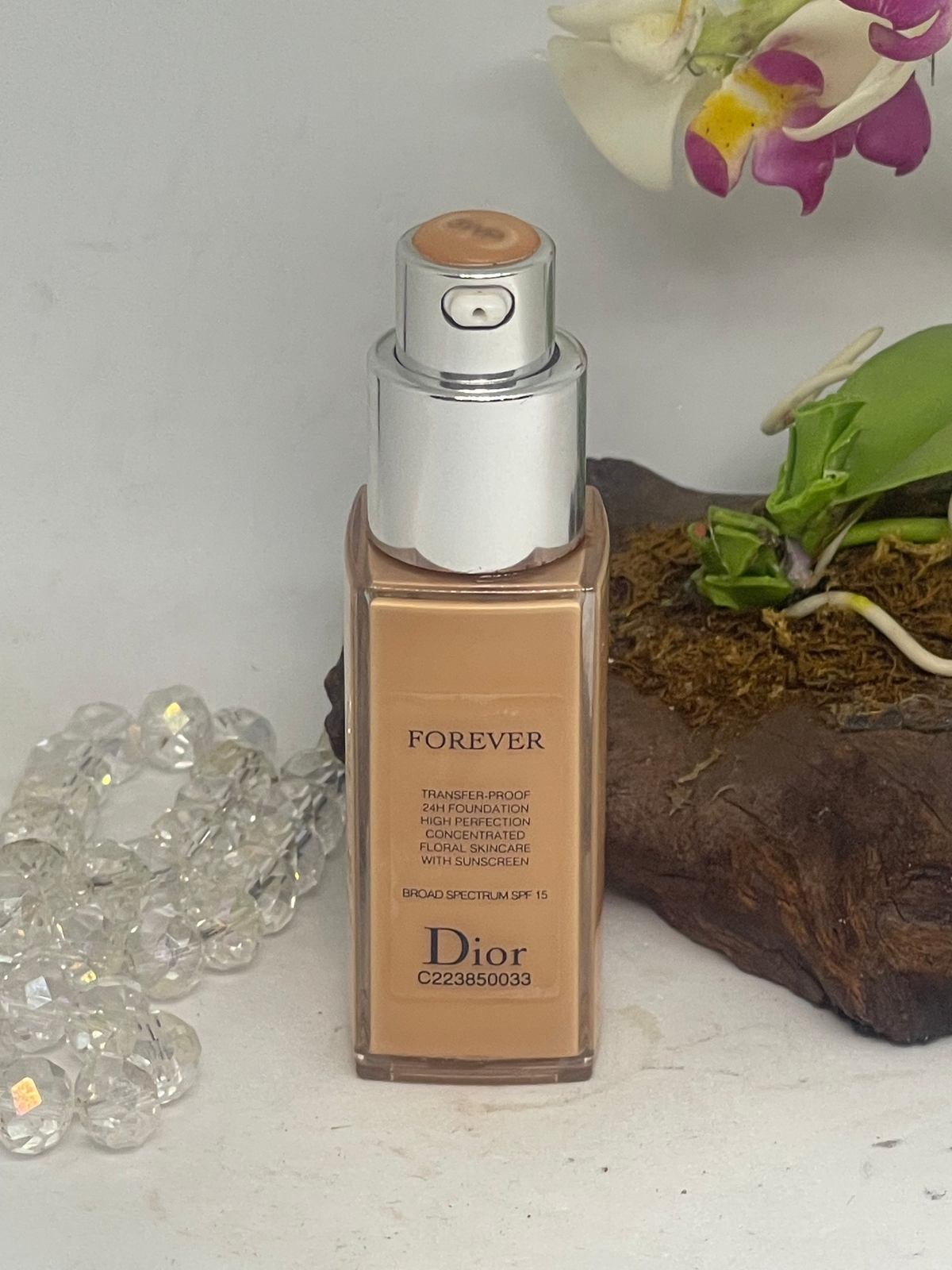 Dior Forever 24H Transfer Proof Foundation SPF 15 in 3WP Warm Peach 0.67 oz New-image
