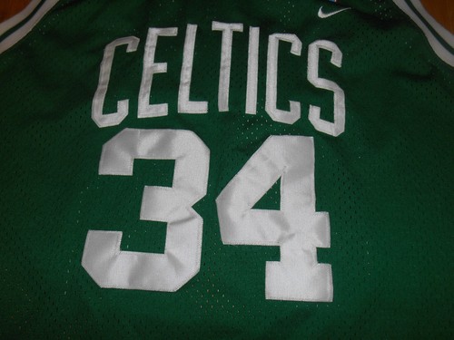 Nike PAUL PIERCE Green BOSTON CELTICS Mens NBA Swingman Team Stitched JERSEY XXL - Picture 4 of 8