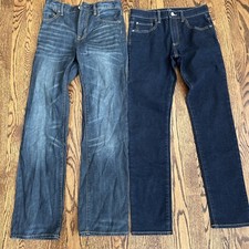 Gap Boys Sixe 16 Jeans Slim  Stretch Skinny Dark Wash Adjustable Waistband