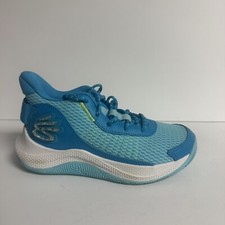 Under Armour Curry 3Z7 Basketball Show Blue Size 4.5 M Big Kid