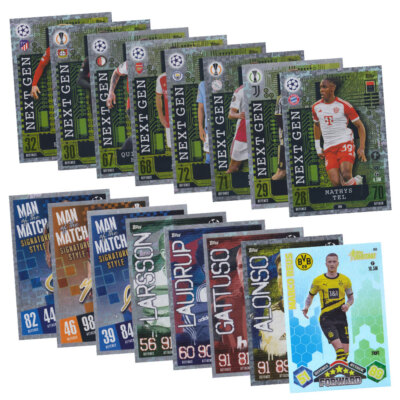 Match Attax Champions League 2023/24 Heritage Cult Hero Man of the Match NextGen