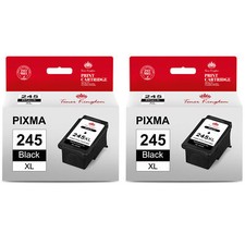 2 PK PG-245XL Black Ink Cartridge for Canon PIXMA iP2820 MG2420 MG2520 Printers