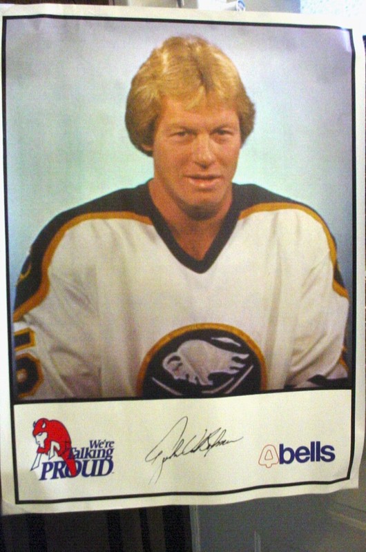 1980-81 Bell's Market Buffalo Sabres Poster-"24x36"- John Van Boxmeer/Bob Sauve