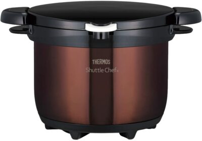 THERMOS Shuttle Chef　シャトルシェフ THERMOS Vacuum Thermal Cooker Shuttle Chef 3.0L Clear Stainless
