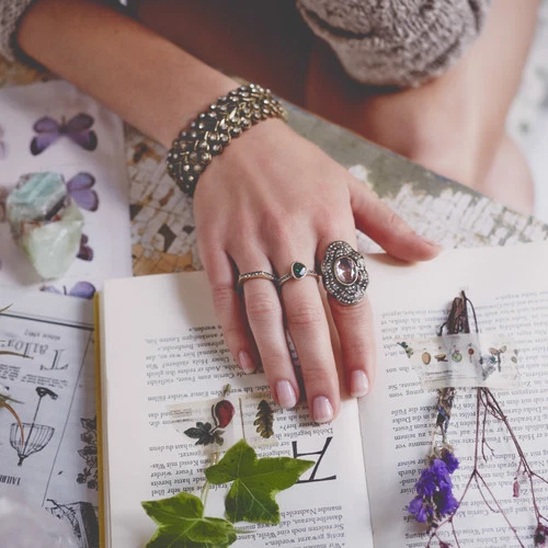 Anillo Pavé Norte Sur Chloe e Isabel - R037CL - Talla 7 - NUEVO Foto 4 de 4