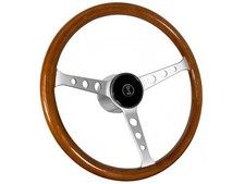 1965-67 Ford Mustang 6-bolt Walnut Wood Shelby Steering Wheel Kit Shelby Gt 350