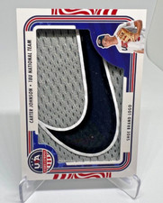 2024 Panini Stars & Stripes CARTER JOHNSON RC Shoe Brand Logo Nike Patch 1/4 SP