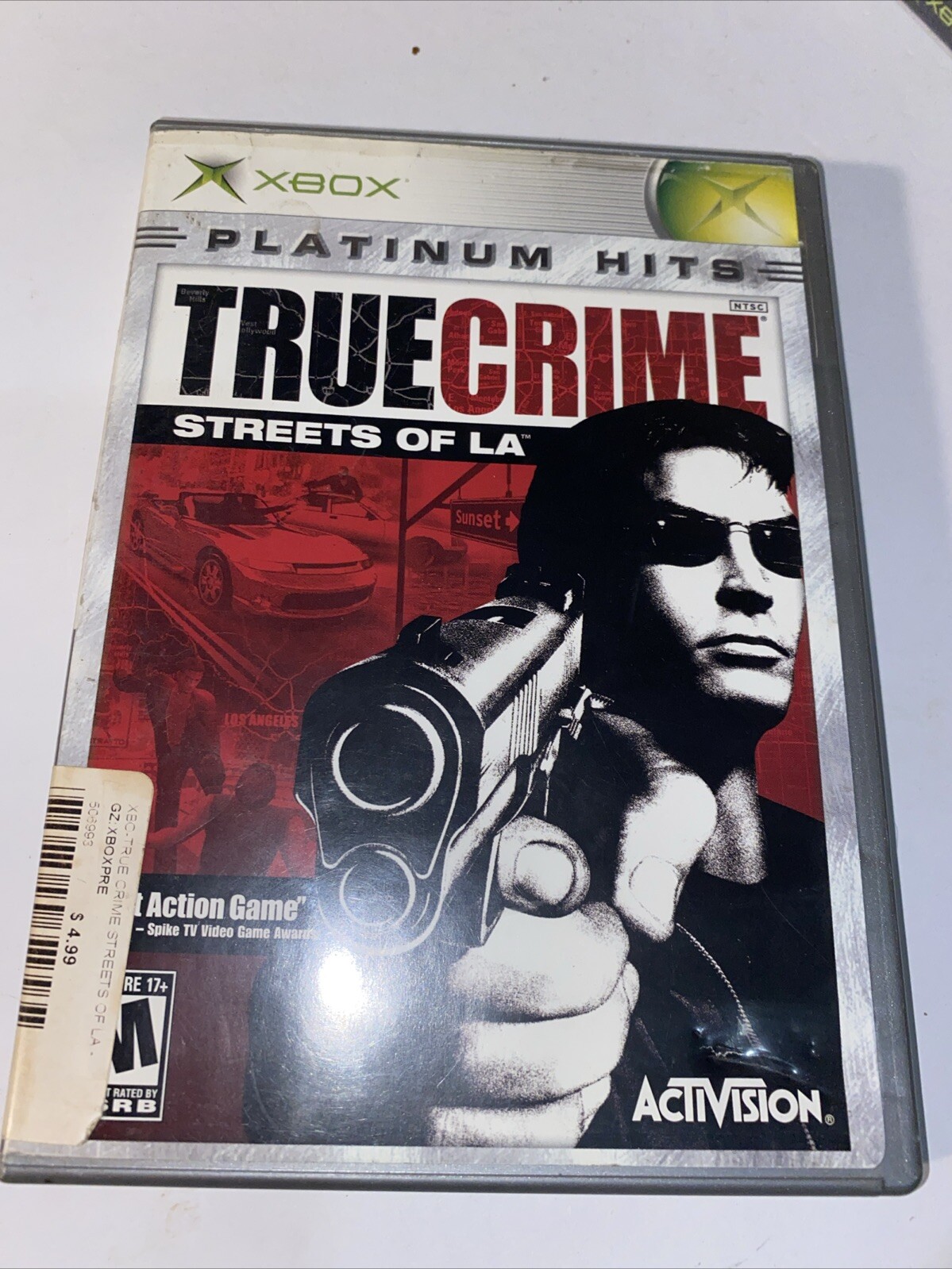 True Crime: Streets Of LA (Original Xbox) Platinum Hits COMPLETO Y PROBADO EN CAJA