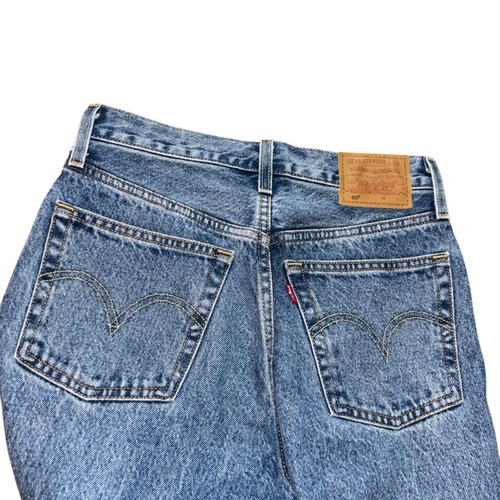Levi's Premium Women's 501 Button Fly 28" Waist Denim Jeans - Picture 8 of 8