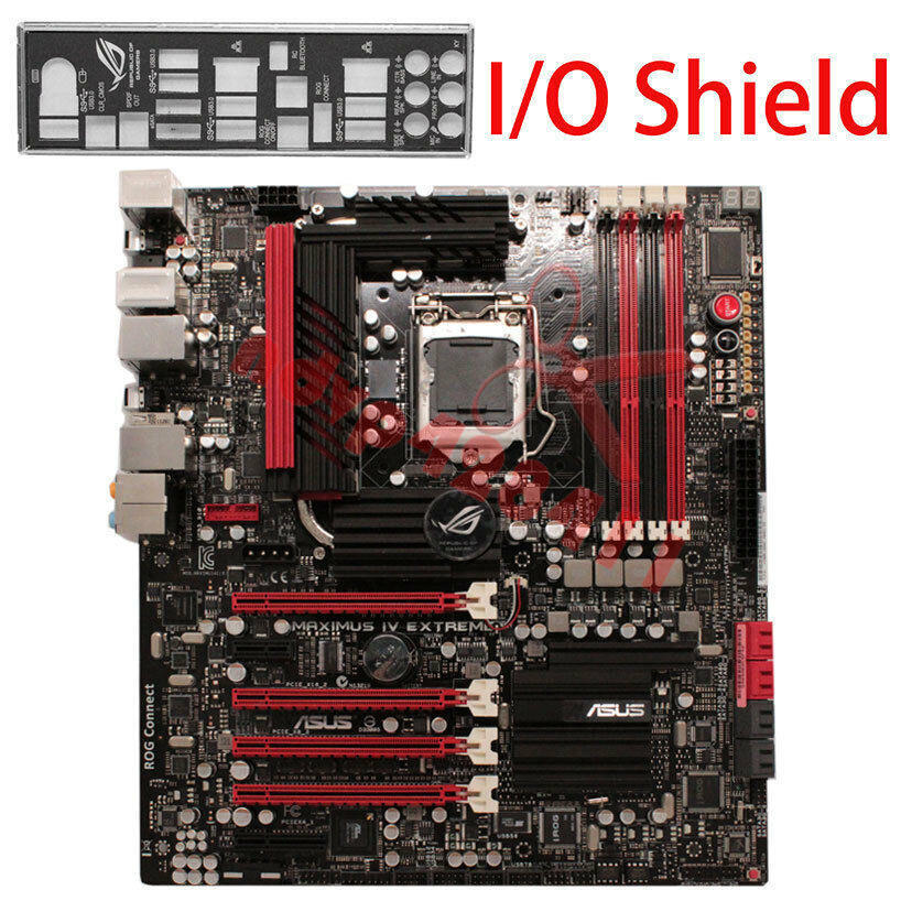 1PCS USED Asus Maximus IV Extreme LGA1155 ROG ATX with I/O Shield