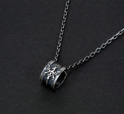 Final Fantasy 16 Joshua Clive House Rosfield Silver Ear Cuff Pendant FF16