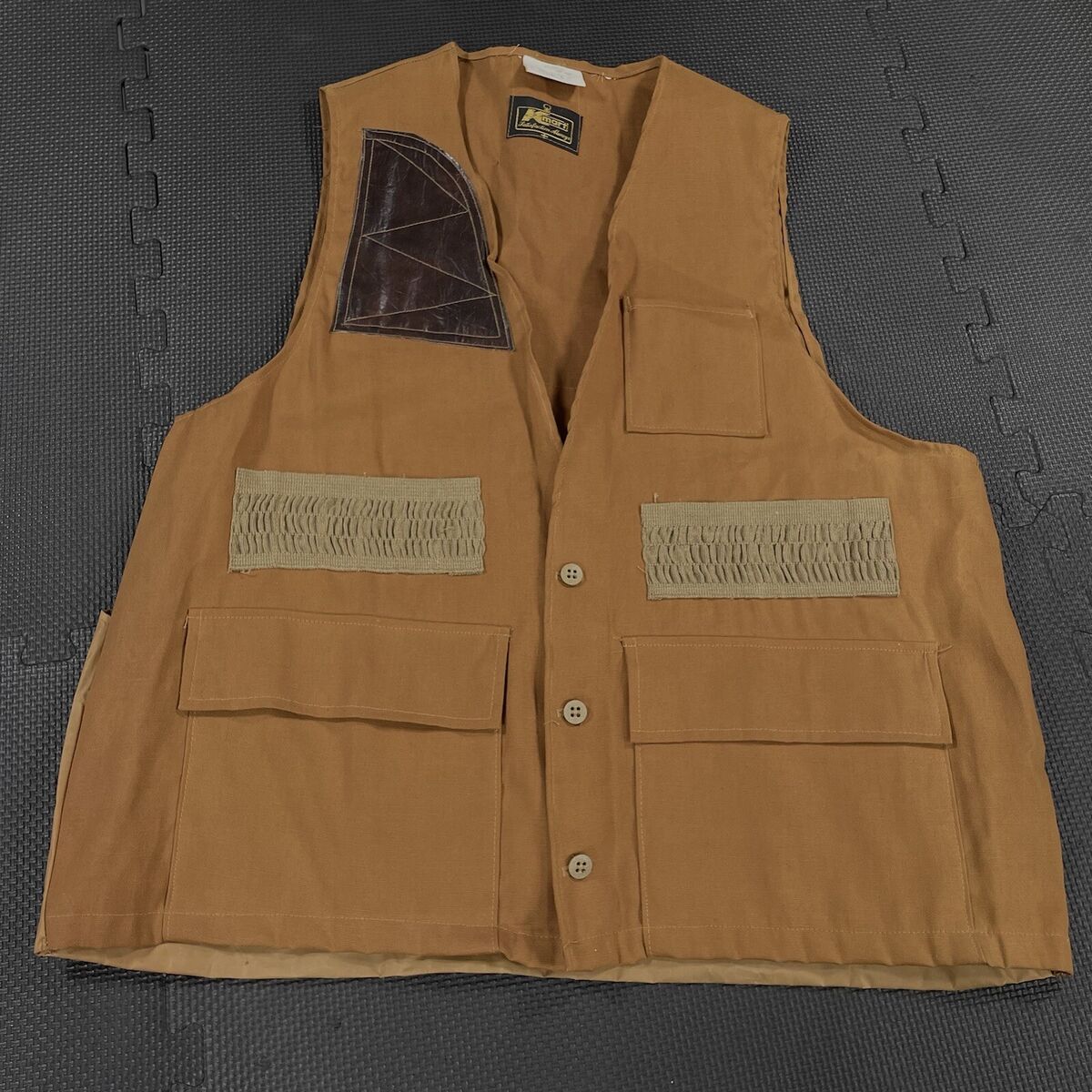 Vintage 60s 70s Kmart Hunting Vest Mens XL Brown Thin Duck Vintage 60s 70s Kmart Hunting Vest Mens XL Brown Thin Duck