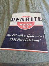 Penrite Super Quality Motor Oil Poster 49cm x 38cm