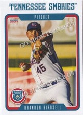 2024 Tennessee Smokies Brandon Birdsell RC Rookie Cubs Minor League Baseball