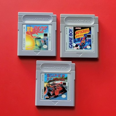 F-1 Race Motocross Maniacs Super Pro Am Nintendo Game Boy Original Games Lot 3 