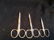 GERMANY SCISSORS SET OF 3 GRADUATED EMBROIDER...