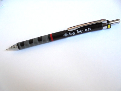 Rotring TIKKY Feinminenstift 0,35 mm  schwarz  SUPER !!!!