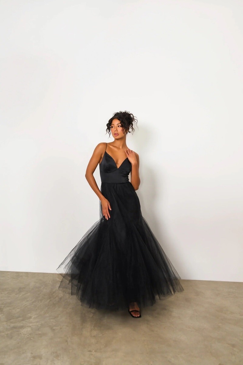 black boho dress Spell Midi available in extended sizes. Formal Dress Long Sleeve size:2 Ocassion_Formal