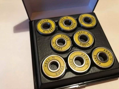 VAMOS Speed Bearings - ABEC11 RS Premium Kugellager Gelb -Longboard Speed Fidget