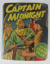 1946 Captain Midnight & Sheik Jomak Khan Big Better Little Book BLB VG-VG+ AA31