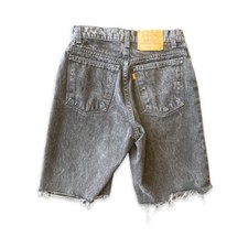 Vintage 90s Levi  s Black Shorts Orange Tab Women  s Medium USA