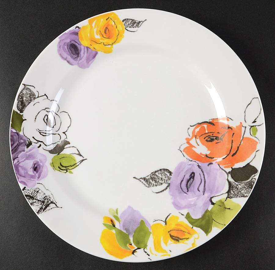 Lenox Charcoal Floral Dinner Plate 8799738