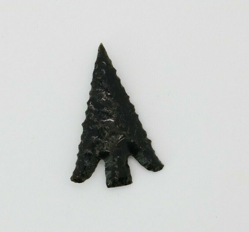 TED ORCUTT NORTHWEST COAST OBSIDIAN FLINT EXOTIC POINT - RARE - CIRCA 1900's - 第 1/2 張圖片