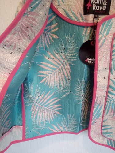 Womans Rant & Rave Sapphira Jacket Tropical Wave UK 12 - Picture 4 of 9
