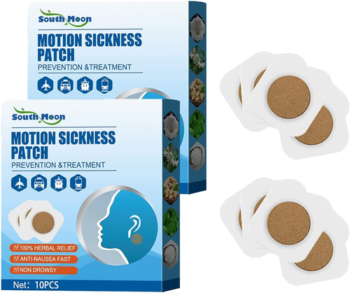 Motion Sickness Patch, 20 Pcs Motion Sickness Patch Sticker for Cruise/Plane/Tra - Picture 11 of 12