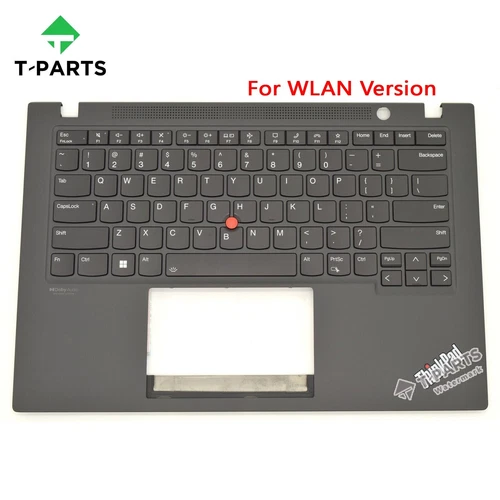 Palmrest Upper Case WLAN + US Keyboard Backlit for Lenovo Thinkpad T14S Gen 2