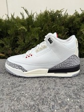 Nike Air Jordan 3 Retro White Cement Reimagined GS Size 6Y DM0967-100 B-Grade