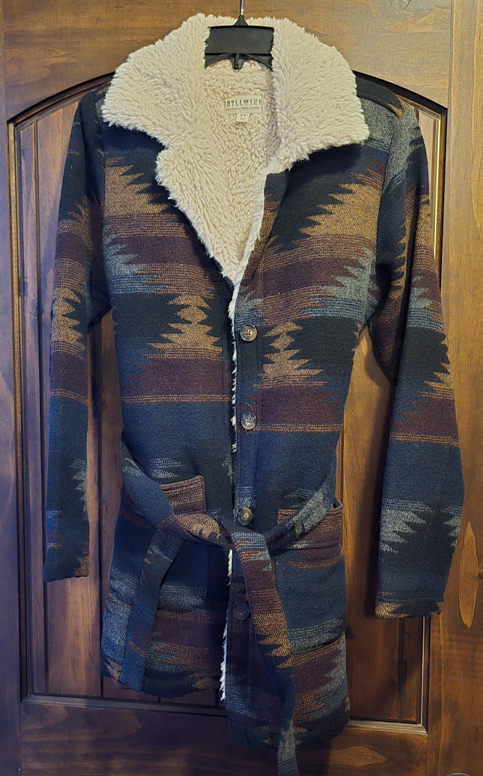 Idyllwind Aztec Jacket Western Native Sherpa Line… - image 1