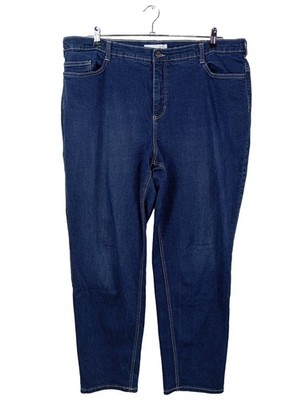 MAC High Waist Jeans Damen Jeans Gr. DE 52 blau Casual-Look