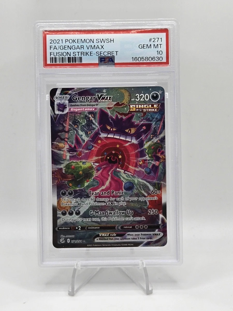 Gengar VMAX 271/264 Swsh08: Fusion Strike for sale | eBay