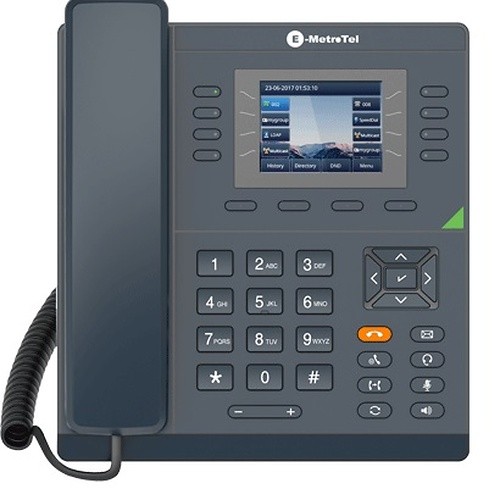E-MetroTel Infinity 5008 Gigabit Color IP Phone EME-HPINFC-5008 UPC