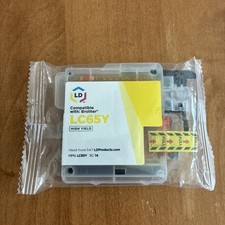 LD LC65Y LC65 Yellow Ink Cartridge for Brother MFC-5890CN MFC-5895cw MFC-6490CW