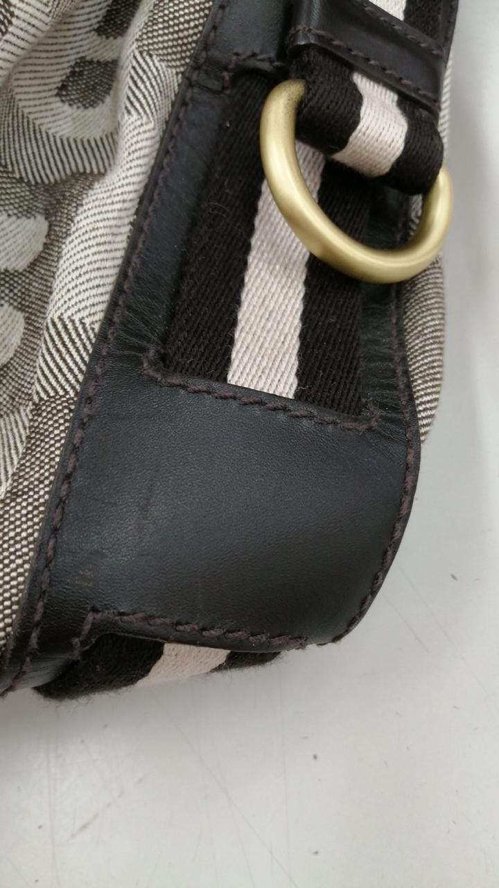 Allover Pattern Drawstring Bag Model B Gray Some … - image 13