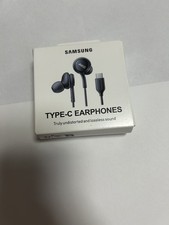 Cuffie Auricolari AKG Originale Samsung EO-IC100B TYPE C Stereo Microfono Nero