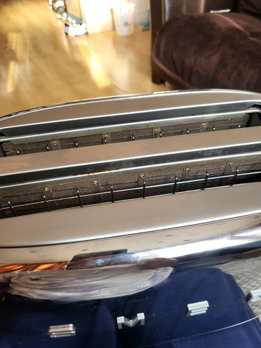 SMEG Chrom Toaster 2 Schlitz 4 Scheiben Retro Style TSF02ssuk, gebrauchter Zustand - Bild 17 von 19