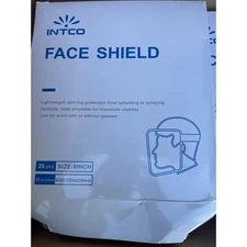 (25-Pk) Intco Reusable Face Shield 9-In