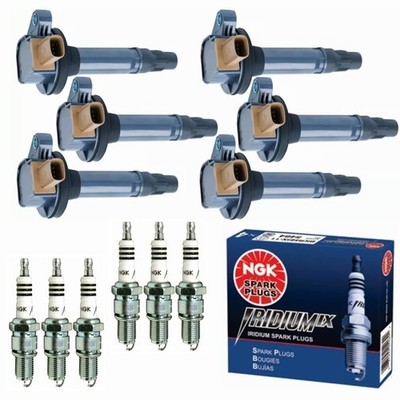 Ignition Coil Packs & NGK Iridium Spark Plugs Set of 6 for Ecoboost F150 3. 
