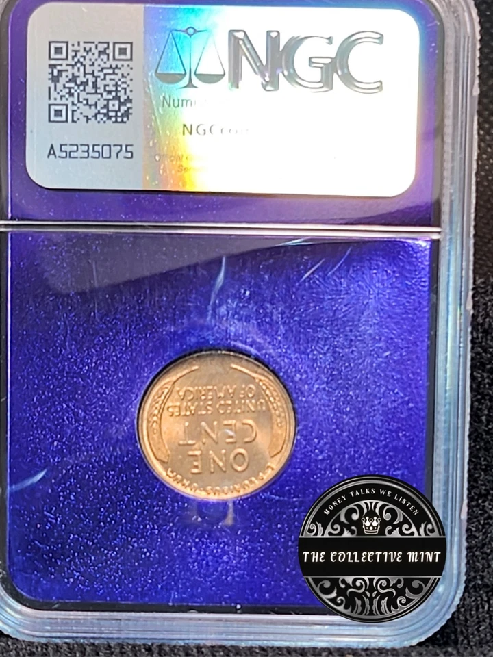 1958-P~Lincoln Cent Wheat Penny NGC MS66RD Mis~Graded ~ DDO! Enorme potencial! - Imagem 4 de 4