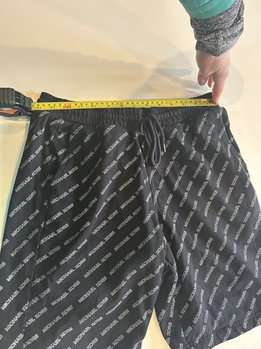 Pantaloncini lounge Michael KORS neri taglia small usati in ottime condizioni logo Spellout - Foto 6 di 10