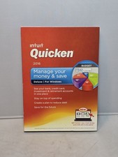 QUICKEN Manage Your Money And Save 2016 For WINDOWS PC (NO CODE INCLUDED)