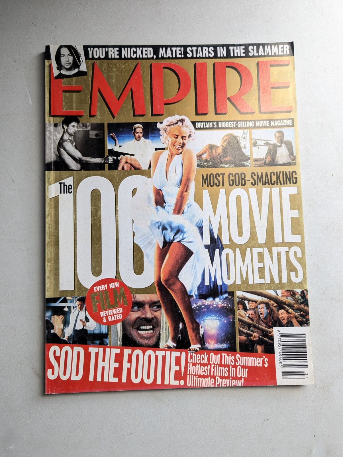 Vintage Empire Magazine 100 Gobsmacking Movie Moments July 1996