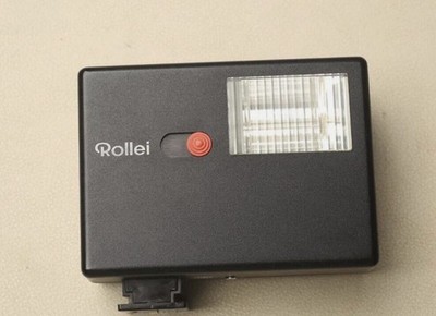 Rollei 121BC Black Flash Unit for 35 Camera PARTS Tested Working See Discription