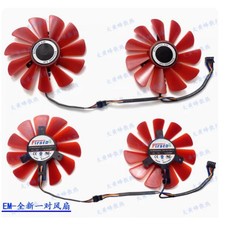 New Graphics Card Cooling Fan with Casing For XFX RX580 570 2048SP 4GB Parts